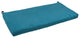 42"X19" Solid Microsuede Loveseat Cushion, Teal