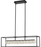 Quoizel PCDZ136MBK LED Island Chandelier, Matte Black Finish