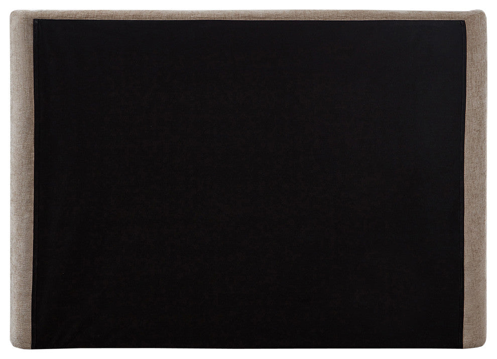 Penny Bed, Beige, King, Chenille Fabric