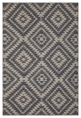 Winnie Area Rug, Gray/White, 7'9"x10'6"