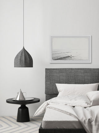 "Surfing Small Waves" Framed Painting Print, 18x12