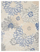 Nourison Passion 8' x 10' Ivory Grey Blue Contemporary Indoor Area Rug