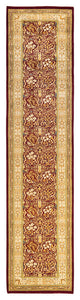 Mogul, One-of-a-Kind Hand-Knotted Area Rug Red, 2'9"x12'2"