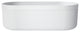 67 in. x 29 in. Stone Resin Freestanding Soaking Bathtub in White