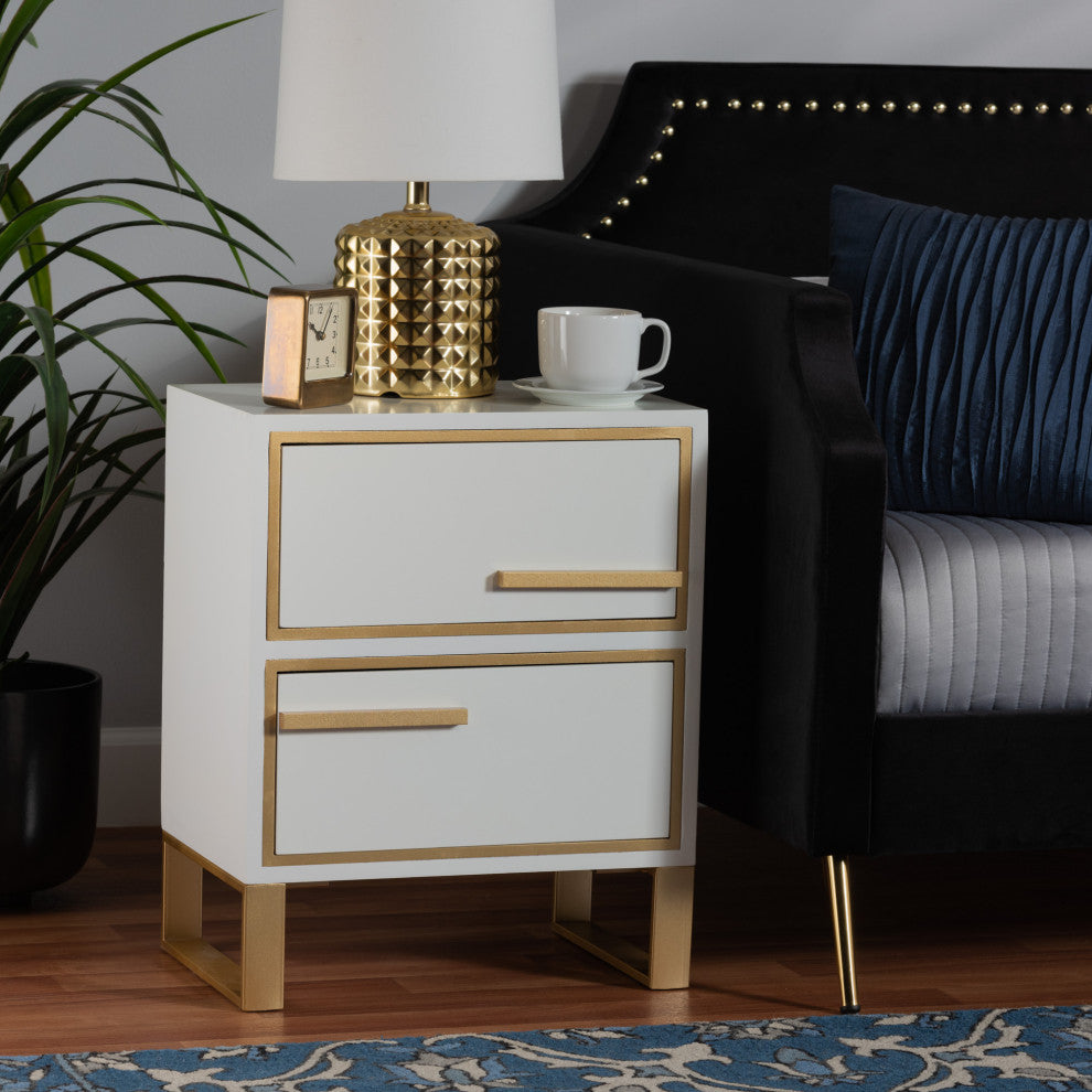Aimee 2-Drawer Nightstand