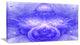 Infinite Blue Boundaries of World, Floral Canvas Art Print, 40x20