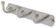 Skyline 3 Position Multi Hook, Satin Nickel