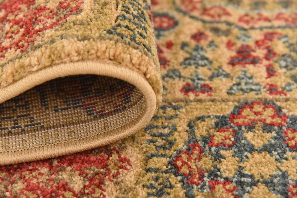 Unique Loom Beige Hamilton Palace 2' 0 x 6' 0 Runner Rug