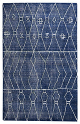 Uttermost Fressia Blue Rug, 8'x10'