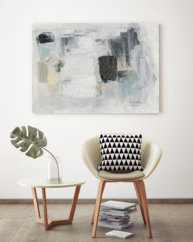 "Baroque Abstract I" Museum Mounted Canvas Print, 11"x14"