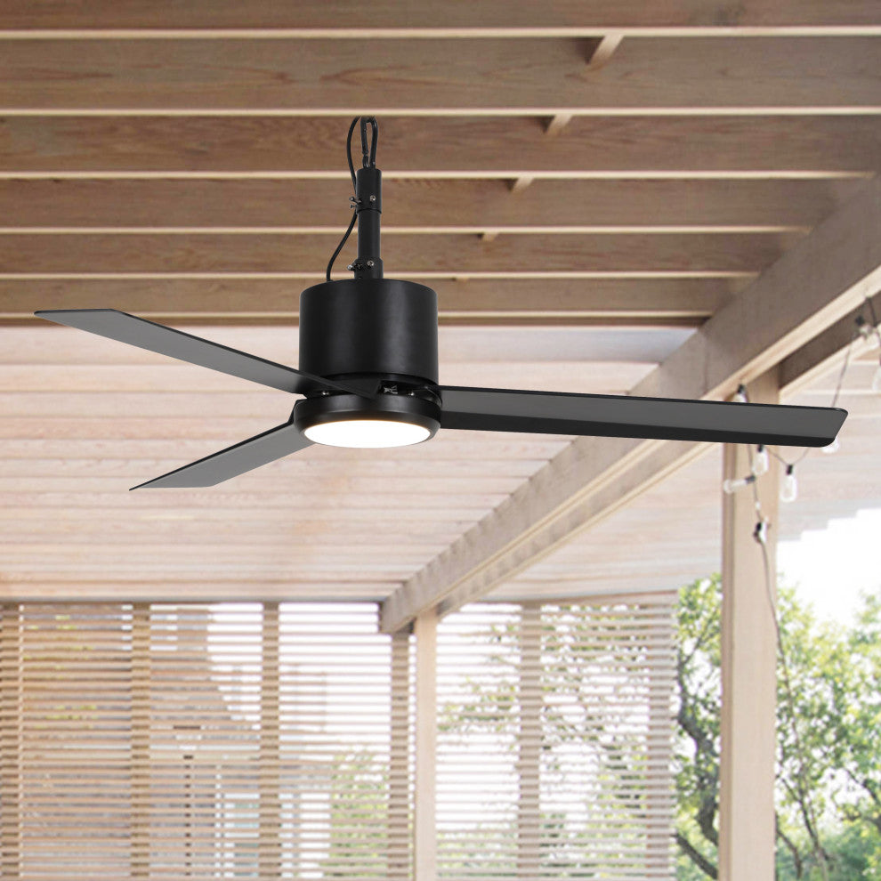 42-inch Traditional Outdoor 3-Blade Ceiling Fan with Light
