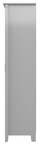 Key West Bathroom Storage Cabinet with Doors in Cape Cod Gray - Engineered Wood