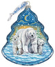 Fatherly Love Polar Bear Tree Ornament