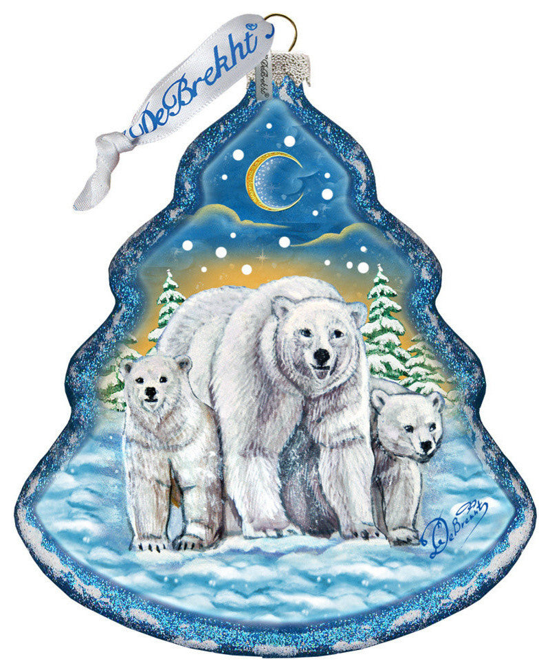 Fatherly Love Polar Bear Tree Ornament