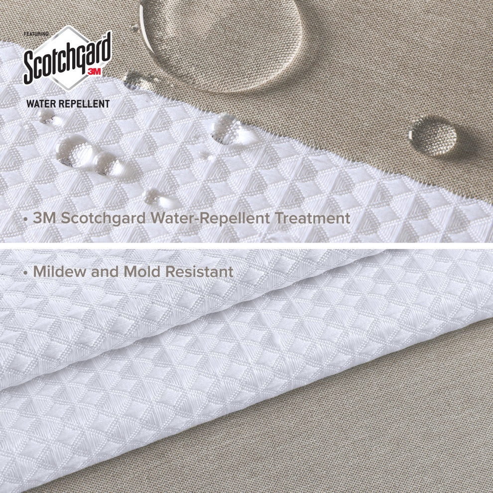 Madison Park Spa Waffle Shower Curtain With 3M Treatment