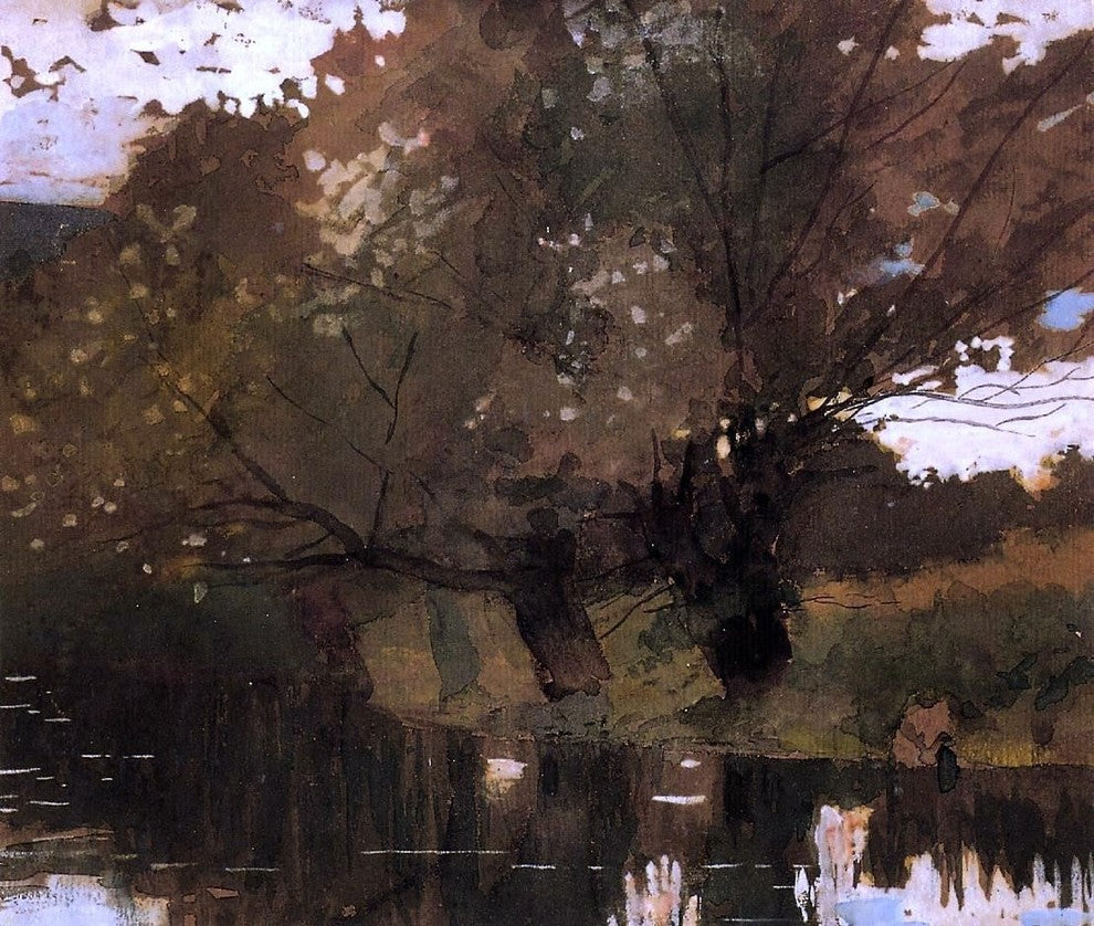 Winslow Homer Pond and Willows Houghton Farm Wall Decal