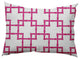 Bamboo Decorative Throw Pillow, Orchid, 14"x20"