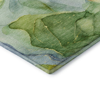 Premium Machine Washable Mayfield AMF504 Yellow 5' x 7'6" Rug