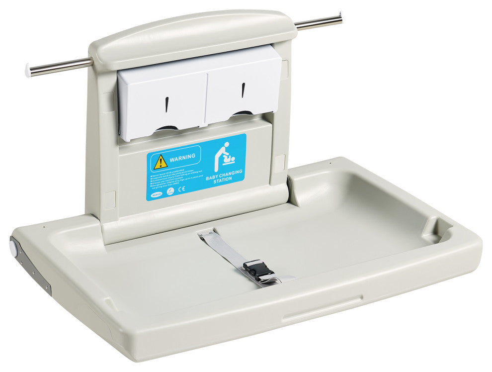 VEVOR Wall-Mounted Baby Changing Station Horizontal Foldable Diaper Change Table