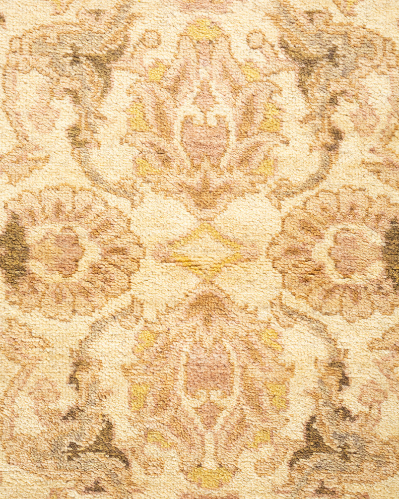 Pekanbaru One-of-a-Kind Hand-Knotted Area Rug Ivory, 3'3"x5'0"