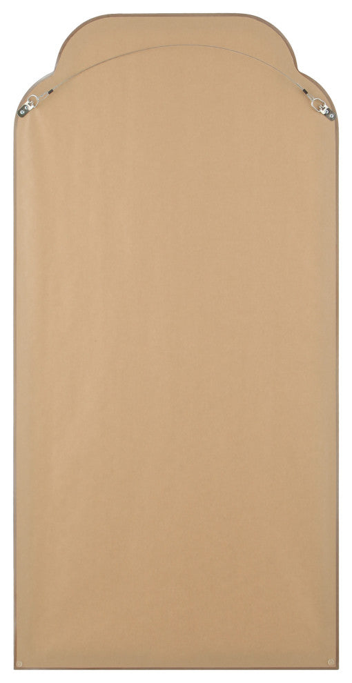 Verdon Framed Full Length Mirror, Clover Cathedral, 23.4"x47.4", Autumn Bronze