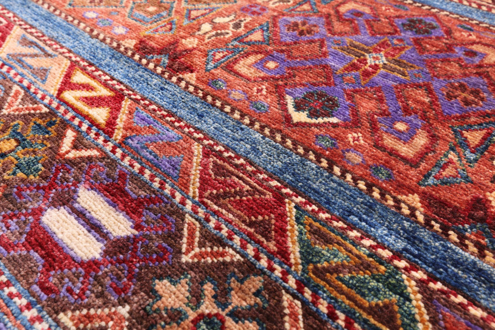 Khorjin Super Kazak Hand Knotted Rug 8' 3" X 10' 0" Q5255