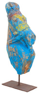 Antique Jodhpur Blue Horse Bust