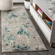 Contemporary POP Modern Abstract Vintage Area Rug, 2 X 8