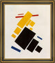 Kazimir Malevich Aeroplane Flying - 20" x 25" Framed Premium Canvas Print
