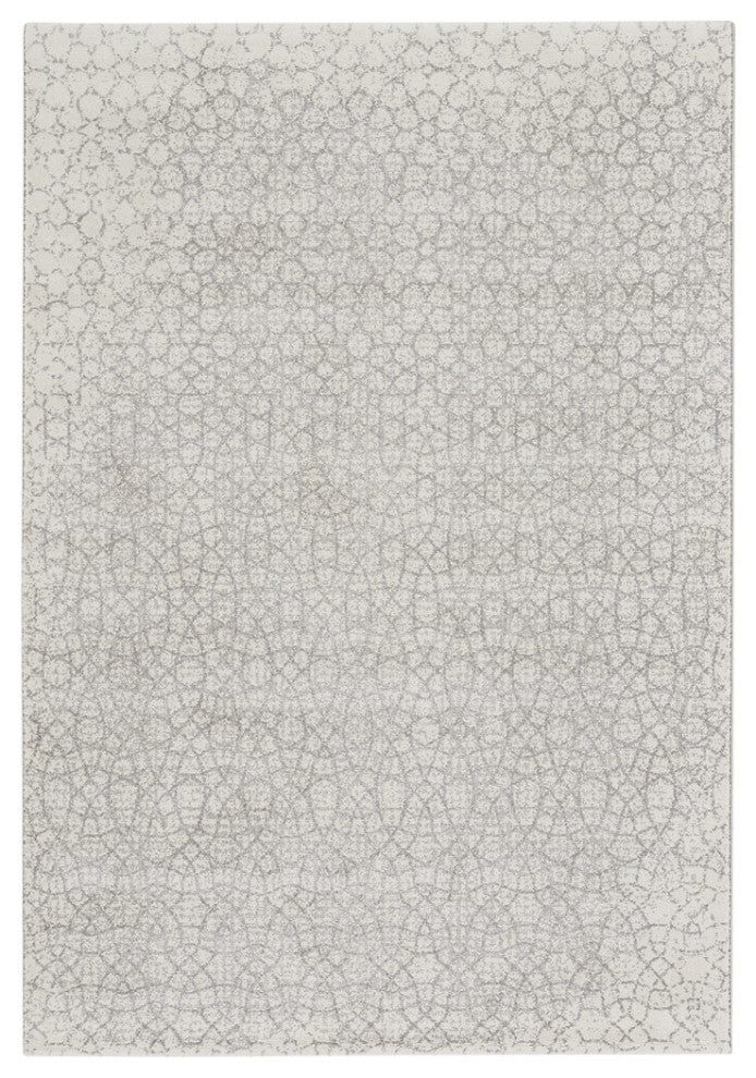 Capel Channel Silver 4742_350 Machine Woven Rugs - 5' 3" X 7' 6" Rectangle