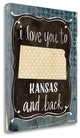 "Kansas And Back" By Katie Doucette, Giclee Print on Gallery Wrap Canvas