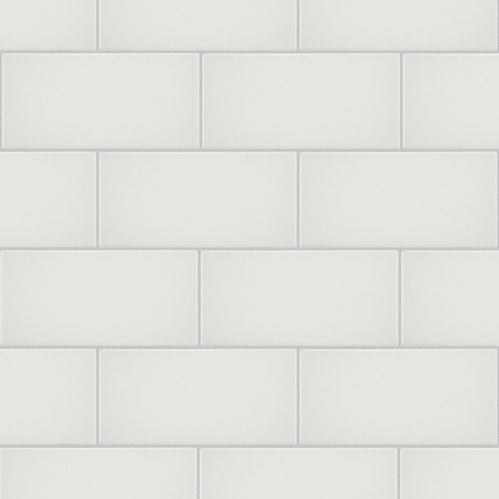 Piscina Brick Matte Blanco Porcelain Floor and Wall Tile