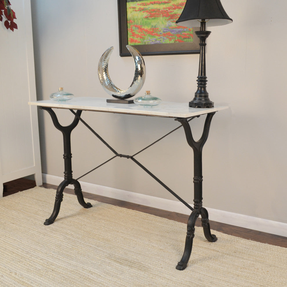 Vera Marble Top Console Table