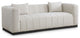 Lucia Beige Linen Textured Fabric Chair, Beige, Sofa
