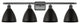 Ballston Dome Bath Vanity Light, Matte Black, Matte Black