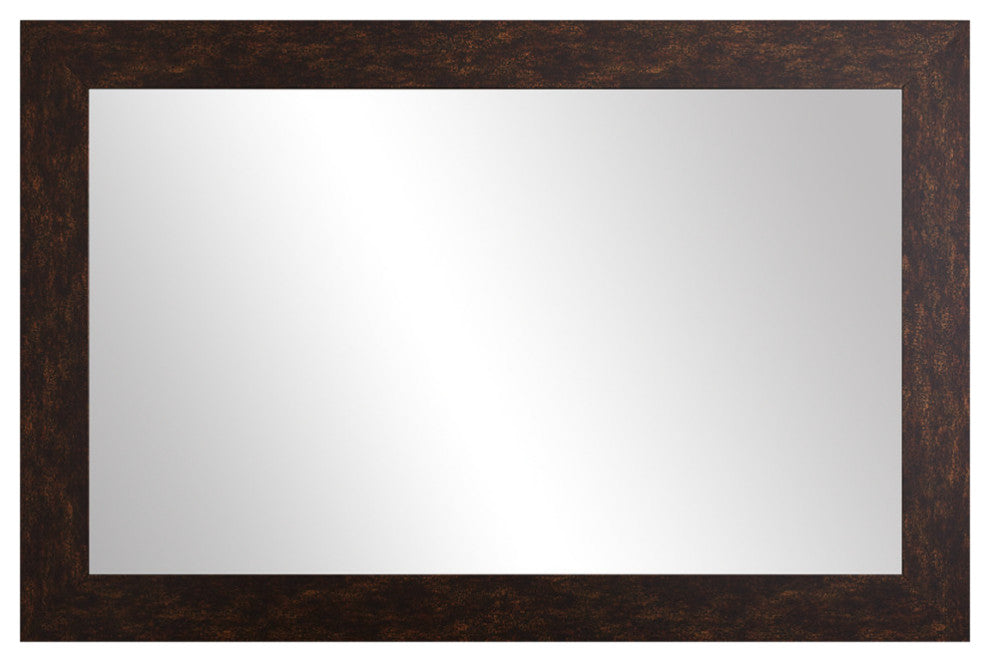 Pendleton Framed Wall Mirror, Bronze, 30"x40"
