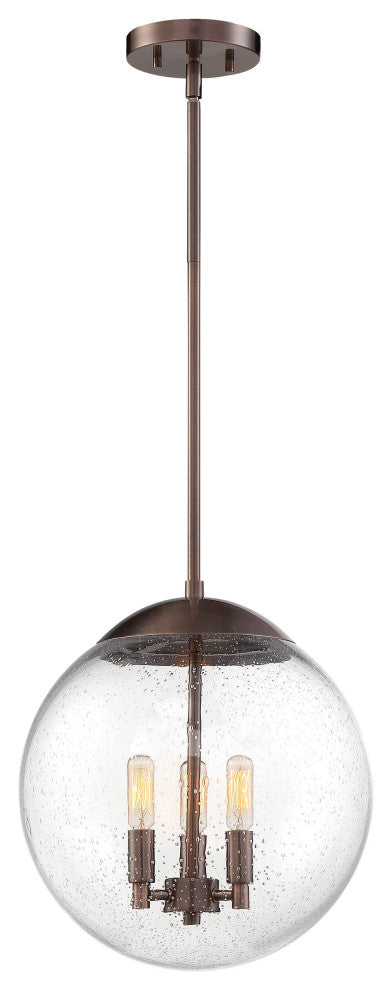 Nuvo Ariel Antique Copper Clear Seeded Pendants
