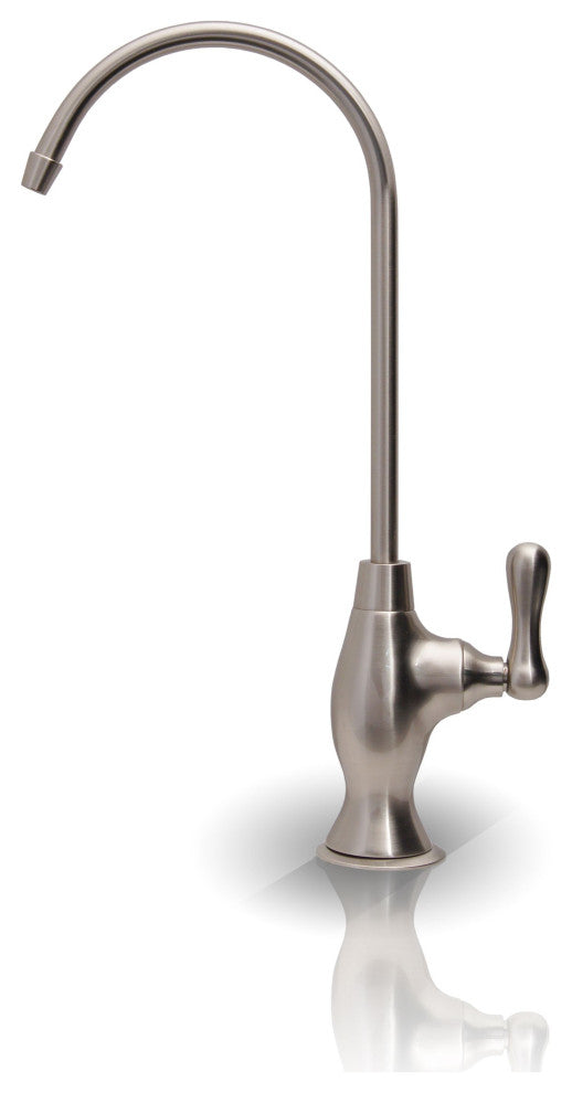 APEC Premium Quality Ceramic Disc Faucet Lead-Free, Coke Shape, Brushed Nickel