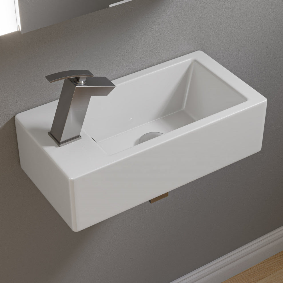 Brushed Nickel Single Lever Bathroom Faucet