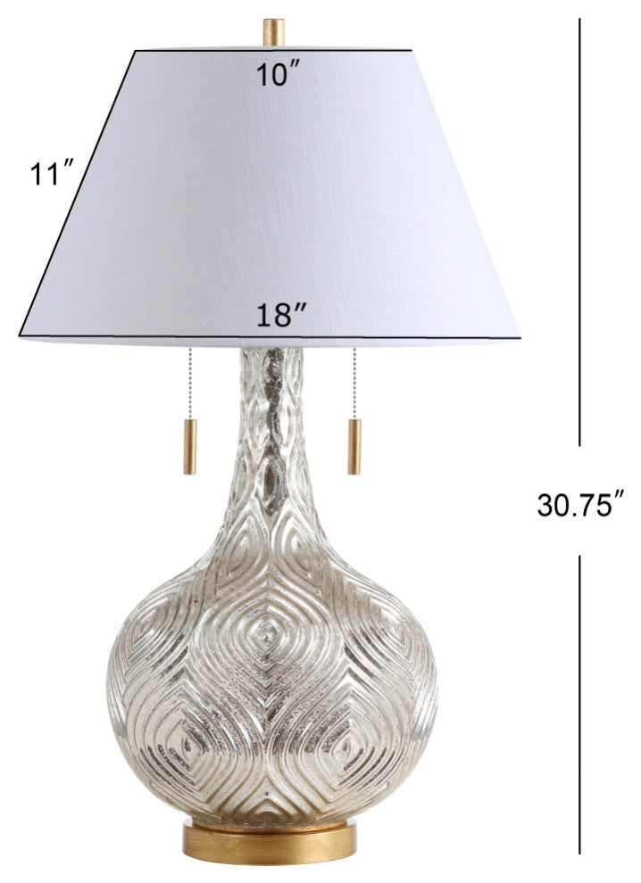 Highland Gourd Glass LED Table Lamp