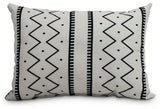 Mudcloth 14"x20" Abstract Decorative Outdoor Pillow, Cream