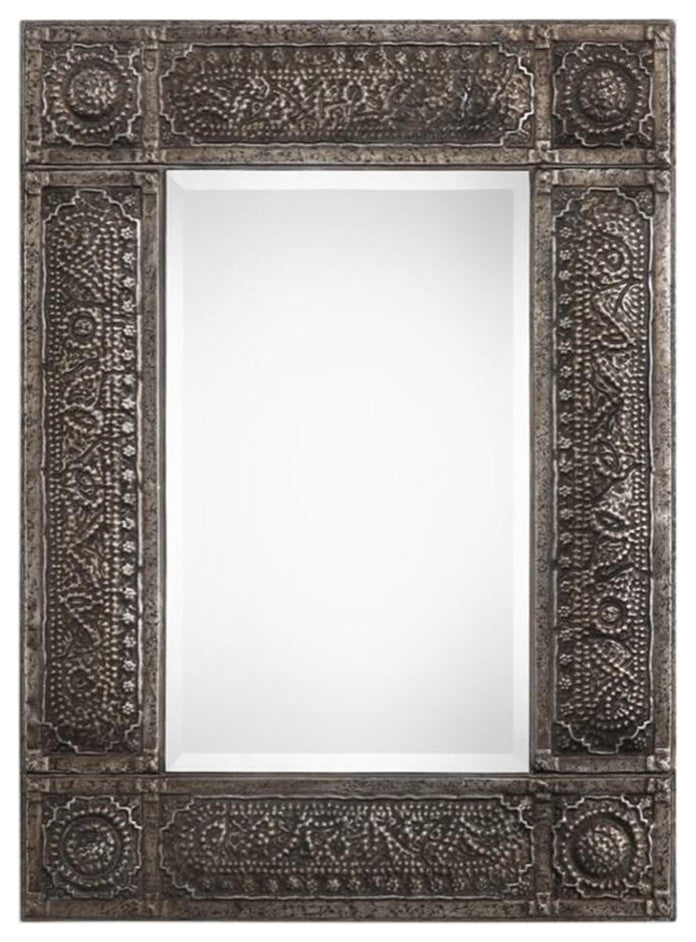 Bowery Hill Geena Mirror in Metal