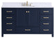 60" Bathroom Cabinet Countertop Set, Blue