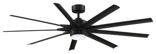 Fanimation Odyn Custom-KIT-72-LK Odyn Custom 72" 9 Blade Indoor / - Black