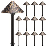 LEONLITE 12-Pack 12V LED 3W LED Landscape Lights, 3000K Warm White