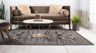 Unique Loom Gray Oasis Taftan 6'x9' Area Rug