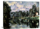 "Bridge Over the Marne at Creteil" Canvas Giclee by Paul Cezanne, 30"x24"
