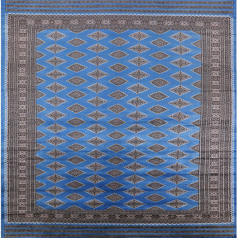 Ahgly Company Indoor Square Mid-Century Modern Area Rugs, 8' Square