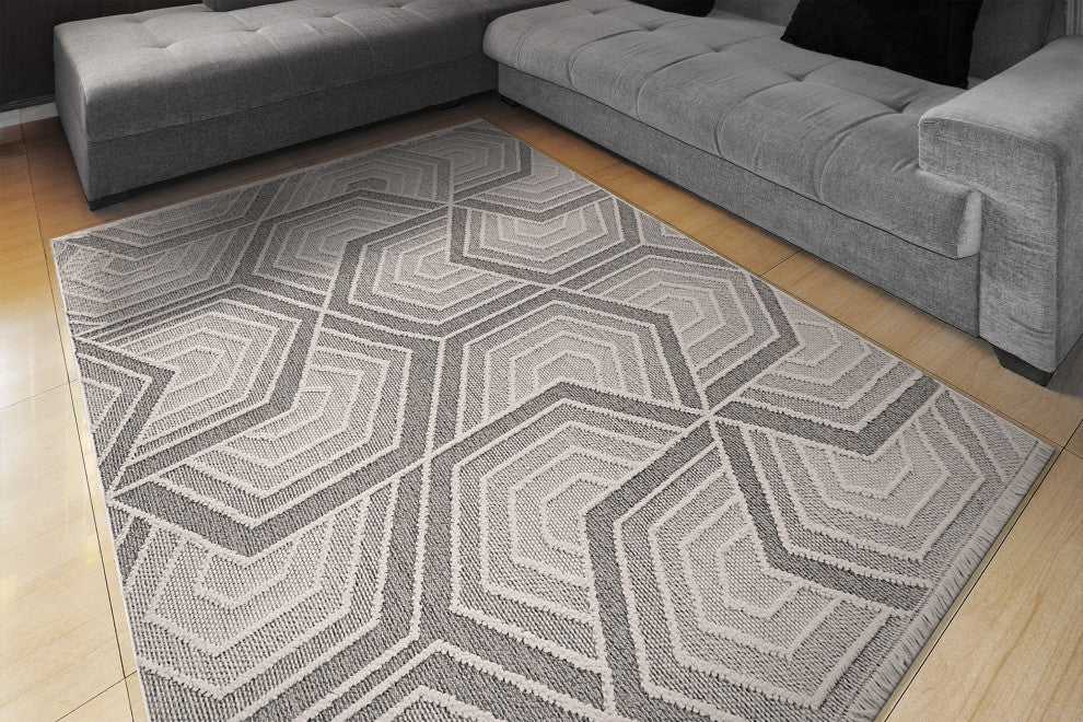 Dynamic Rugs Seville Polypropylene Machine-Made Area Rug, 7.10x10'