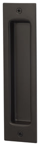 Flush Barn Door Handle, Flat Black